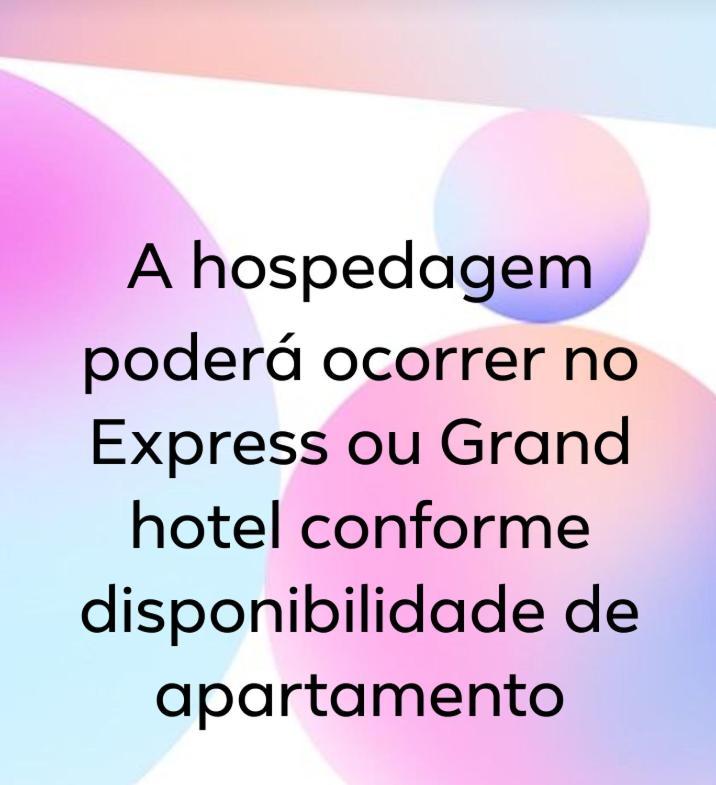 Golden Dolphin 3Pessoas Com Piscinas Termais Mais Toalhas E Roupas De Cama Lencois Travesseiros Fronhas Limpeza Do Check In Impostos E Taxas Ja Incluso Atencao A Hospedagem Podera Ocorrer No Express Ou Grand Hotel,Conforme A Disponibilidade De Apto Caldas Novas Εξωτερικό φωτογραφία